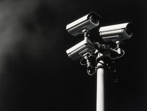Surveillance cameras, access control for burglary prevention